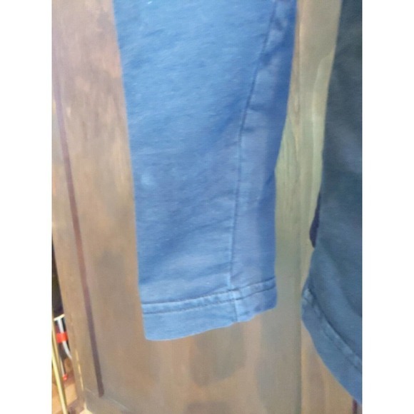 iCantoo button Tunic Drawstring Neck Long Sleeve Top Womens Medium Black FLAWS - Picture 8 of 8